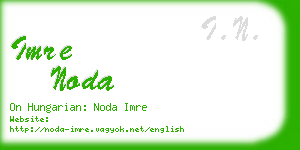 imre noda business card